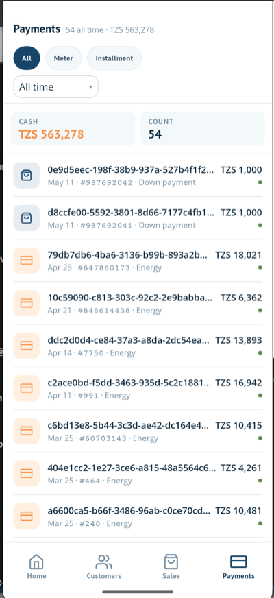 Field App Payments
