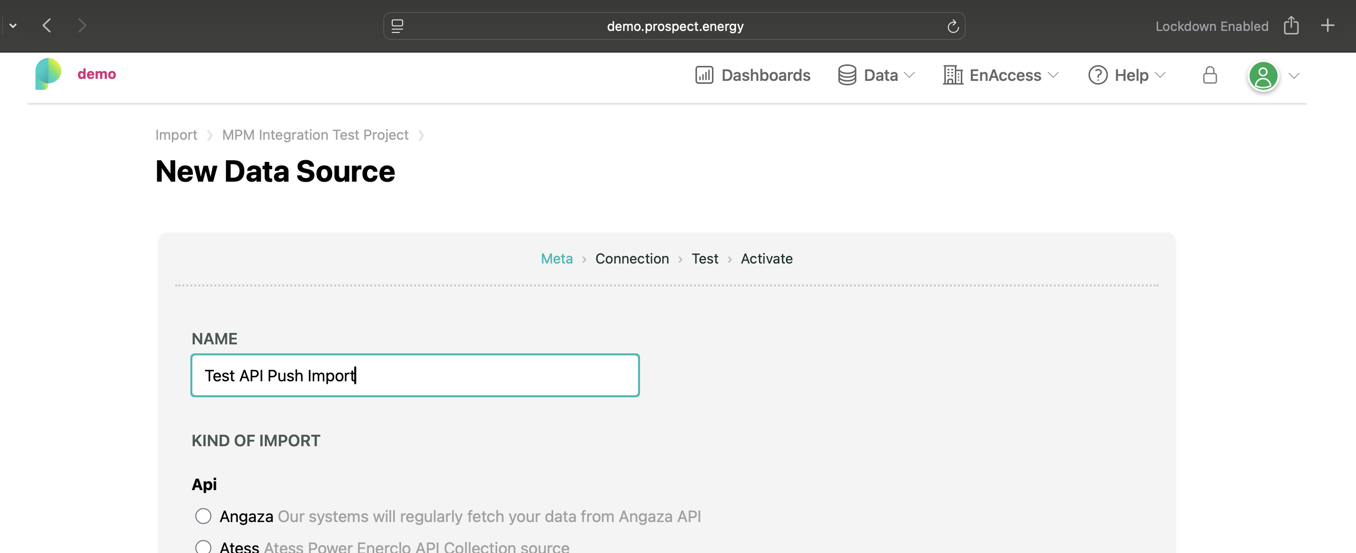 Data Source Selection
