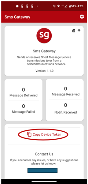 SMS Gateway App Overview